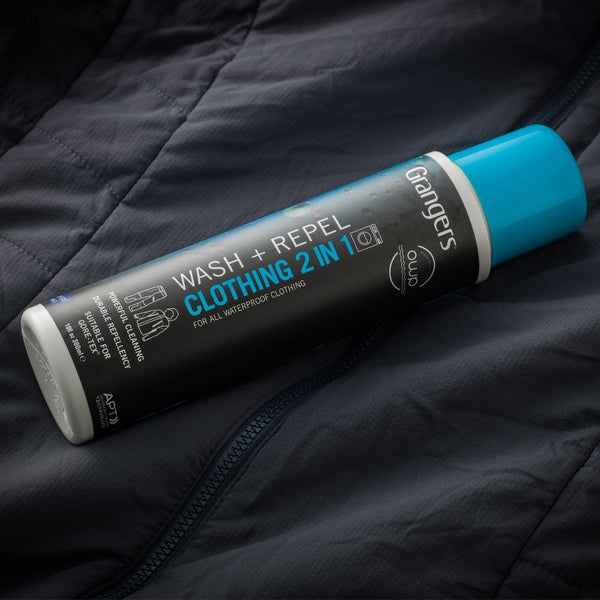 Grangers Wash + Repel 2en1 - Lessive Et Imperméabilisant Vêtements Techniques - Certifié Bluesign
