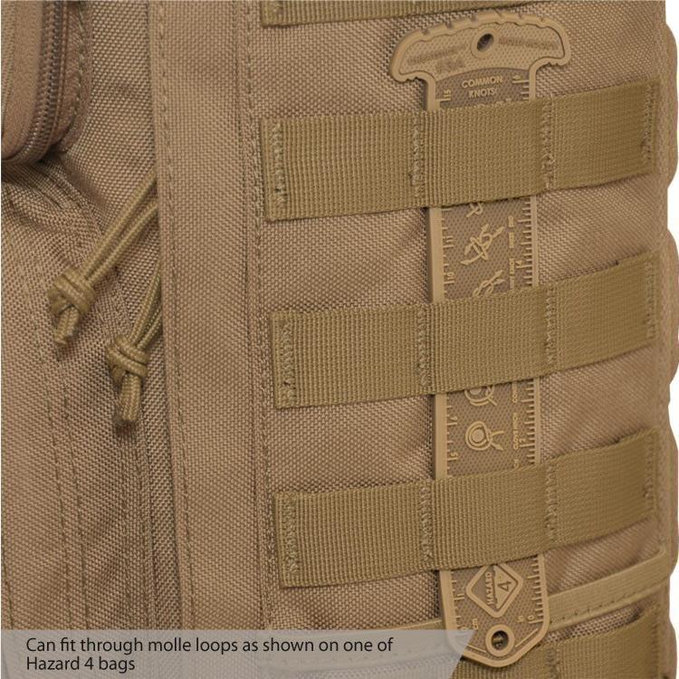 Hazard 4 Cheatstick #3 Common Knots Reference Patches Coyote Accessories Hazard 4 Tactical Gear Supplier Tactical Distributors Australia