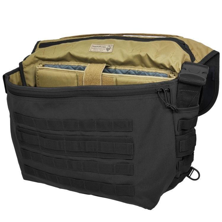 Hazard 4 Defense Courier Laptop Messenger Bag Black Bags, Packs and Cases Hazard 4 Tactical Gear Supplier Tactical Distributors Australia