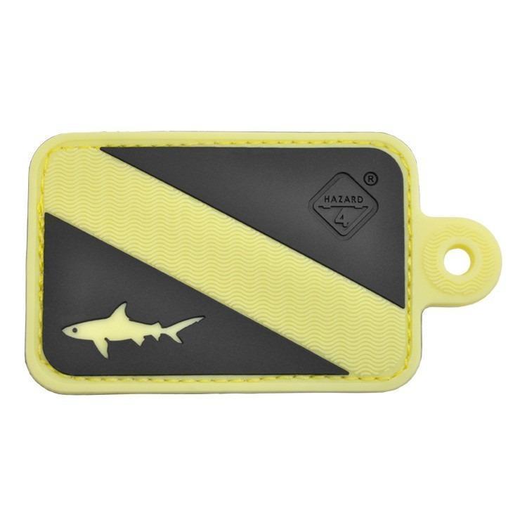 Hazard 4 Dive Shark Rubber Velcro Patches Glow-In-The-Dark Accessories Hazard 4 Tactical Gear Supplier Tactical Distributors Australia