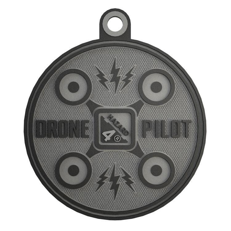 Hazard 4 Drone Pilot Rubber Velcro Patch Black Accessories Hazard 4 Tactical Gear Supplier Tactical Distributors Australia