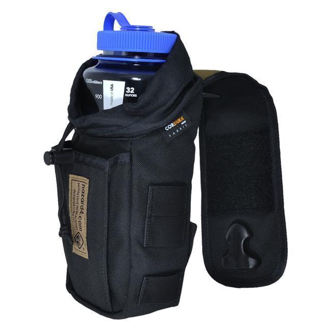 Hazard 4 Flip Bottle Pouch Black Accessories Hazard 4 Tactical Gear Supplier Tactical Distributors Australia