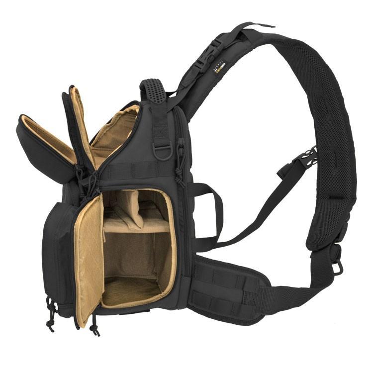 HAZARD 4 Freelance Small Photo Sling – Schwarze Kameratasche Für DSLR & Systemkameras