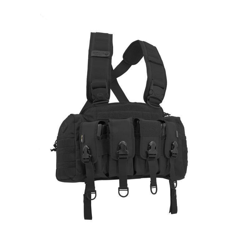 Hazard 4 Frontline Assault Rifle Loadout Chest Rig Black Accessories Hazard 4 Tactical Gear Supplier Tactical Distributors Australia