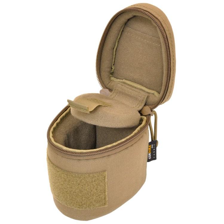 Hazard 4 Jelly Roll Small Padded Molle Lens Case Coyote Accessories Hazard 4 Tactical Gear Supplier Tactical Distributors Australia