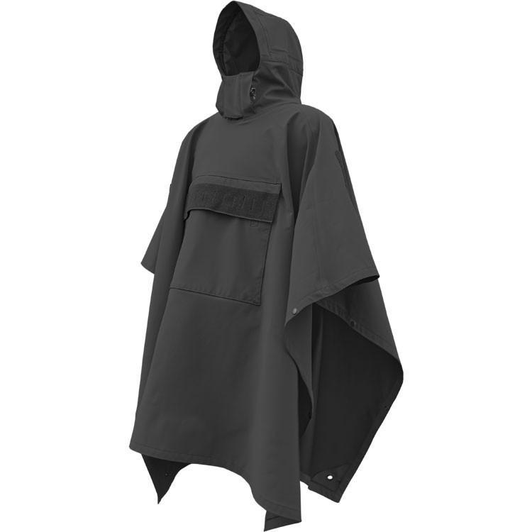 Hazard 4 Poncho Villa 2020 Version Technical Soft-Shell Poncho Black Outerwear Hazard 4 Tactical Gear Supplier Tactical Distributors Australia