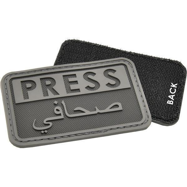 Hazard 4 Press Patch Eng/Arabic Black Accessories Hazard 4 Tactical Gear Supplier Tactical Distributors Australia