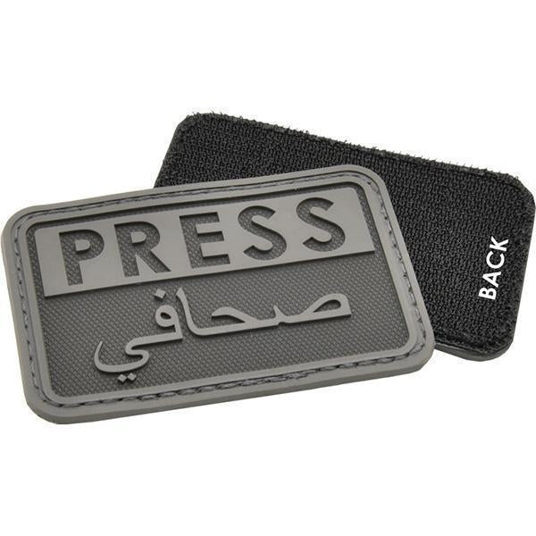Hazard 4 Press Patch Eng/Arabic Black Accessories Hazard 4 Tactical Gear Supplier Tactical Distributors Australia