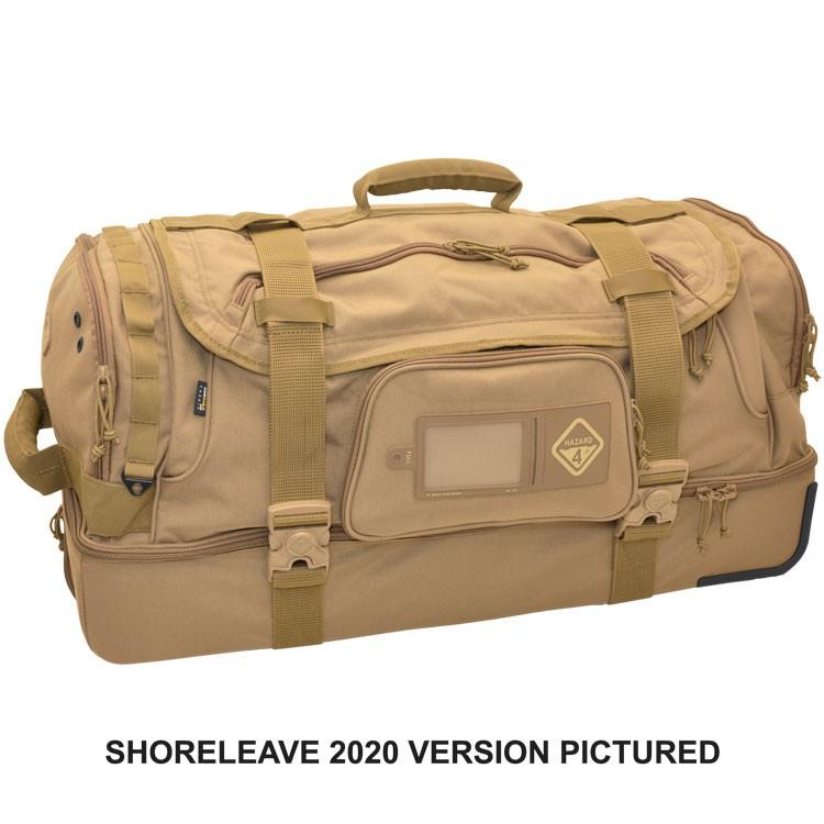 Hazard 4 Shoreleave V.2020 Compartmentalized Rolling Luggage Black Bags, Packs and Cases Hazard 4 Tactical Gear Supplier Tactical Distributors Australia