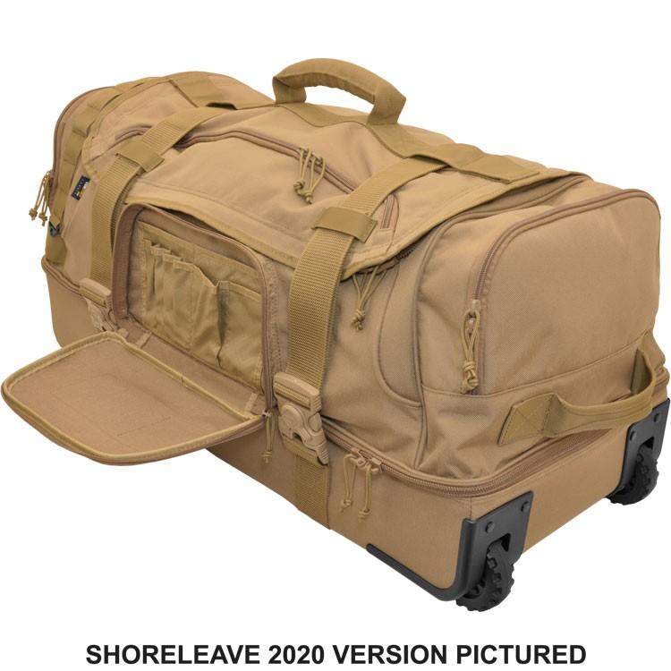 Hazard 4 Shoreleave V.2020 Compartmentalized Rolling Luggage Black Bags, Packs and Cases Hazard 4 Tactical Gear Supplier Tactical Distributors Australia