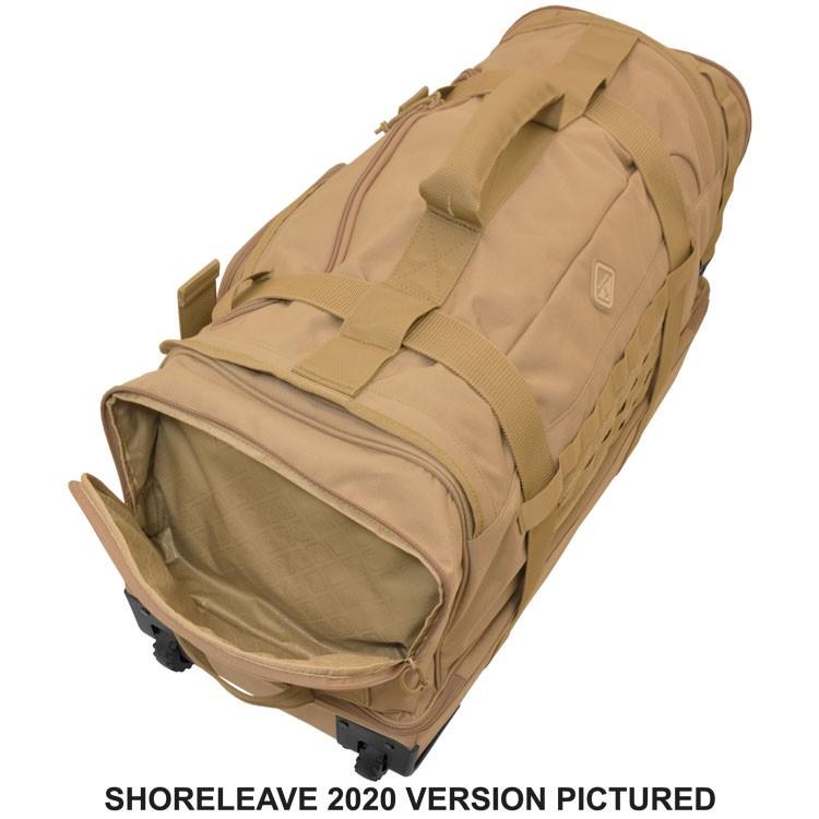 Hazard 4 Shoreleave V.2020 Compartmentalized Rolling Luggage Black Bags, Packs and Cases Hazard 4 Tactical Gear Supplier Tactical Distributors Australia