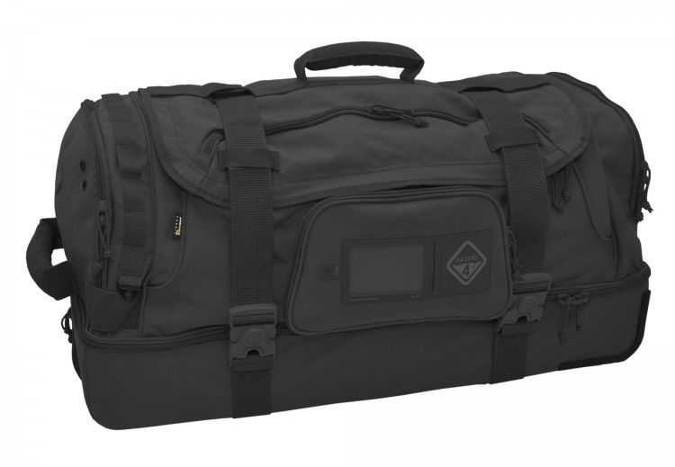 Hazard 4 Shoreleave V.2020 Compartmentalized Rolling Luggage Black Bags, Packs and Cases Hazard 4 Tactical Gear Supplier Tactical Distributors Australia