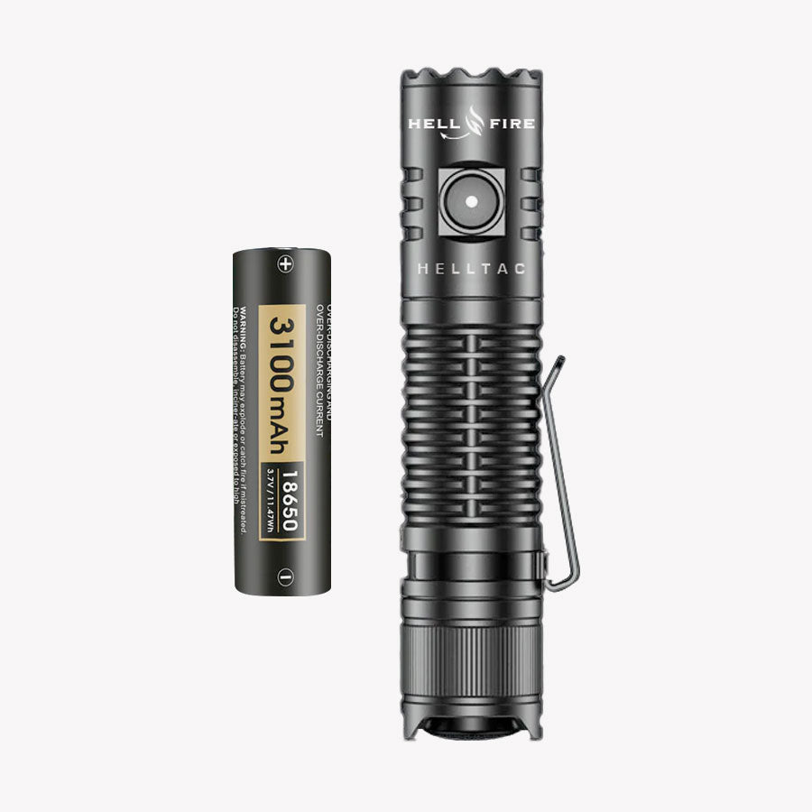 Hellfire Helltac 1900 Lumens Rechargeable Tactical Flashlight Flashlights and Lighting Helltac Tactical Gear Supplier Tactical Distributors Australia