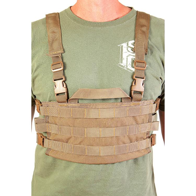 High Speed Gear AO Chest Rig Accessories High Speed Gear Coyote Brown Tactical Gear Supplier Tactical Distributors Australia