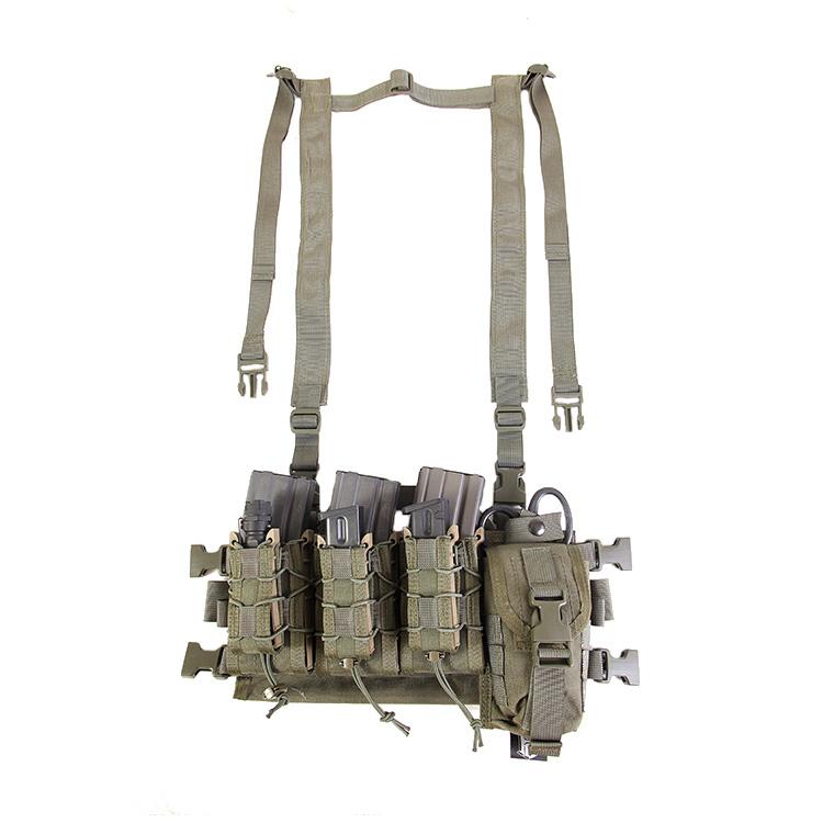 High Speed Gear AO Chest Rig Accessories High Speed Gear OD Green Tactical Gear Supplier Tactical Distributors Australia