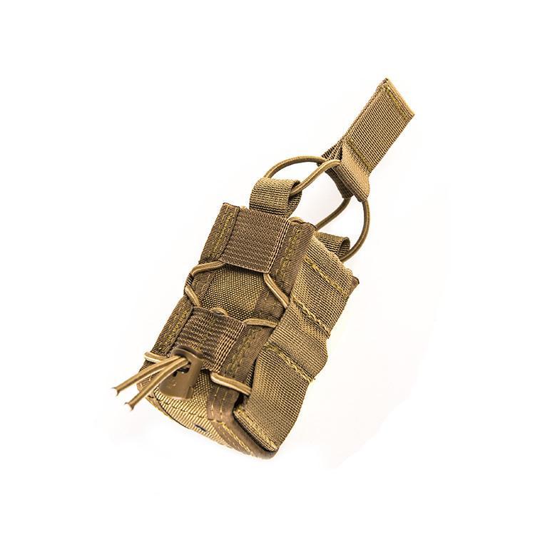 High Speed Gear Single 40mm TACO Mag Pouch MOLLE Accessories High Speed Gear Coyote Brown Tactical Gear Supplier Tactical Distributors Australia