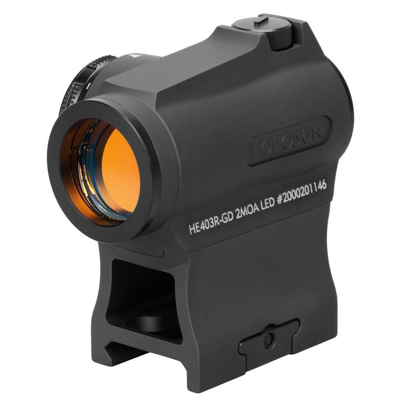 Holosun Micro Sight Gold/Red Dot HE403R-GD/HS403R Optics Holosun Gold 2 MOA Dot Tactical Gear Supplier Tactical Distributors Australia