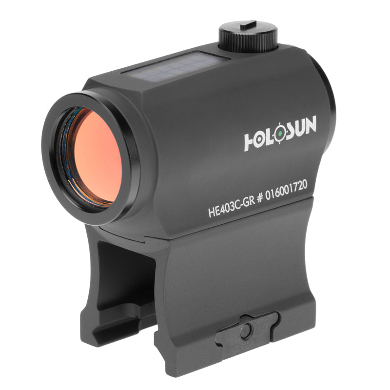 Holosun Micro Sight Green/Red Dot HE403C Optics Holosun Green 2 MOA Dot with Solar Panel Tactical Gear Supplier Tactical Distributors Australia