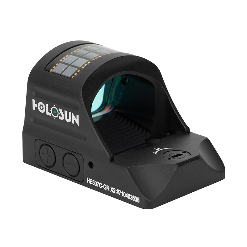 Holosun Open Reflex Optical Sight with Solar Panel HS507C X2/HE507C-GR X2 Optics Holosun Tactical Gear Supplier Tactical Distributors Australia