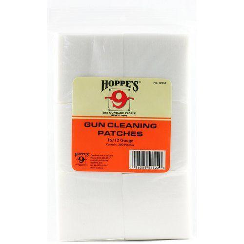 Hoppe&#39;s Guncare 16/12ga Gun Cleaning Patches Pack of 300 Accessories Hoppe&#39;s Guncare Tactical Gear Supplier Tactical Distributors Australia