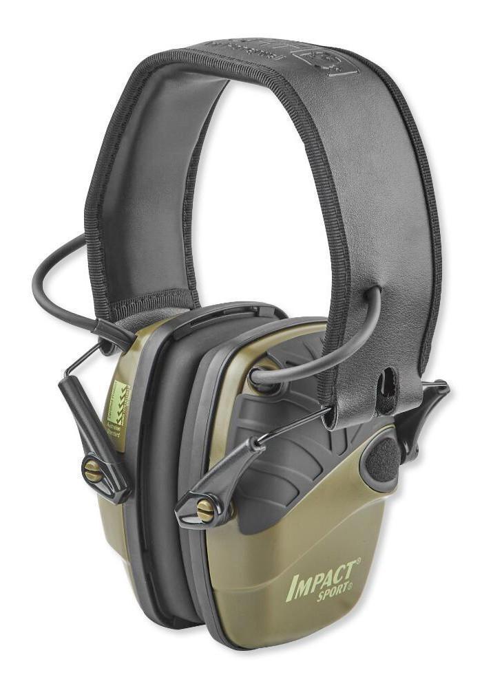 Howard Leight R-01526 Impact Sport Electronic Earmuff Hunter Green Colour Hearing Protection Howard Leight Tactical Gear Supplier Tactical Distributors Australia