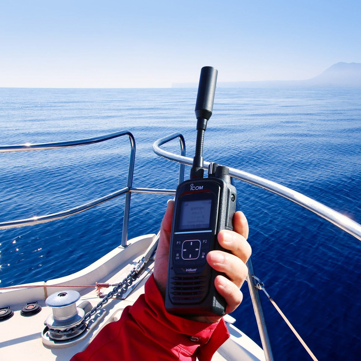 ICOM IC-SAT100 Satellite PTT Transceiver Hearing Protection and Comms ICOM Tactical Gear Supplier Tactical Distributors Australia