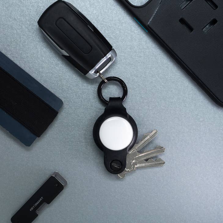 KeySmart Air Flex Silicone Key Holder for AirTag Black Accessories KeySmart Tactical Gear Supplier Tactical Distributors Australia