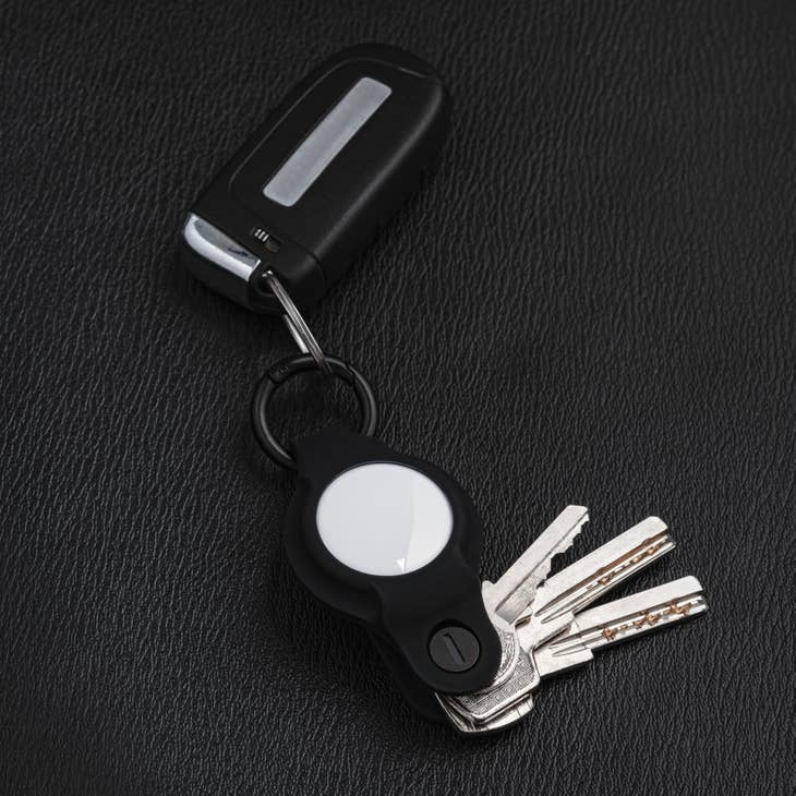 KeySmart Air Flex Silicone Key Holder for AirTag Black Accessories KeySmart Tactical Gear Supplier Tactical Distributors Australia