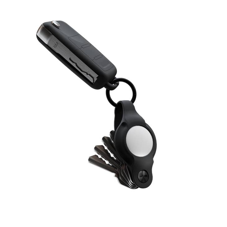 KeySmart Air Flex Silicone Key Holder for AirTag Black Accessories KeySmart Tactical Gear Supplier Tactical Distributors Australia