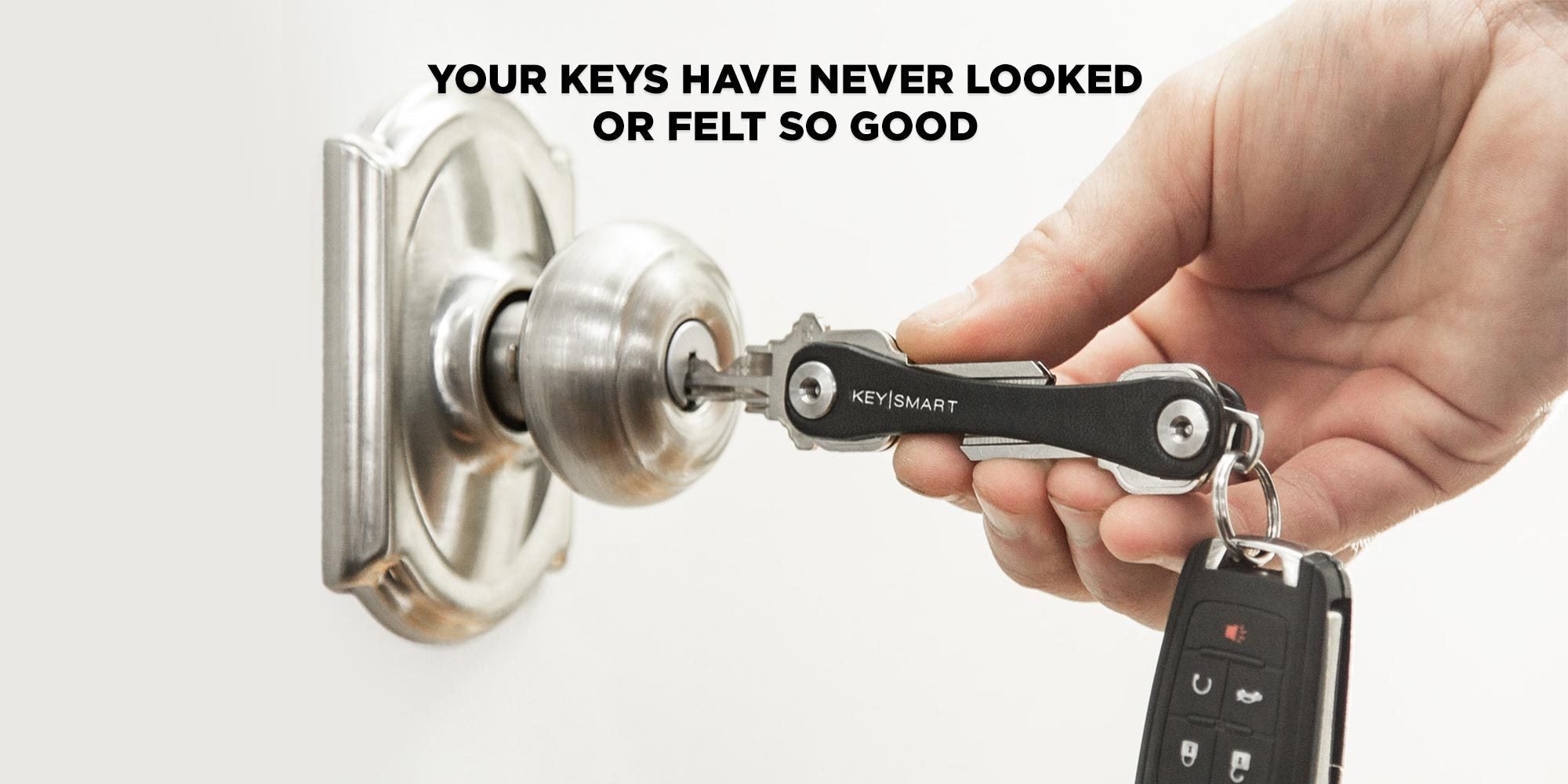 KeySmart Key Holder Leather up to 8 Keys Accessories KeySmart Tactical Gear Supplier Tactical Distributors Australia