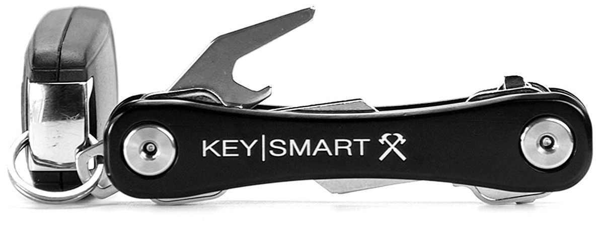 KeySmart Rugged Aluminum Belt Clip and Bottle Opener Black Accessories KeySmart Tactical Gear Supplier Tactical Distributors Australia