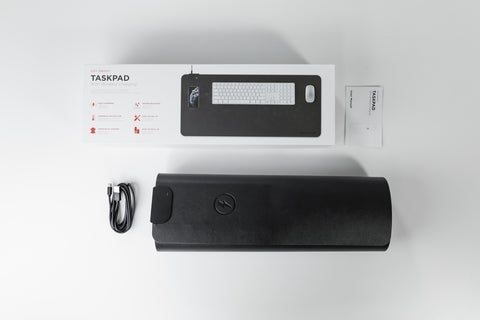KeySmart TaskPad Wireless Charging Desk Pad Black Accessories KeySmart Tactical Gear Supplier Tactical Distributors Australia