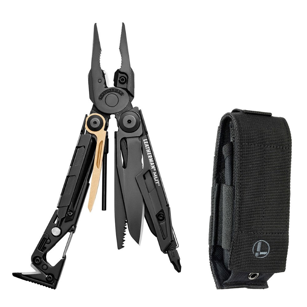 Leatherman MUT Stainless Multi Tool with Black Molle Sheath Supplier Tactical Gear