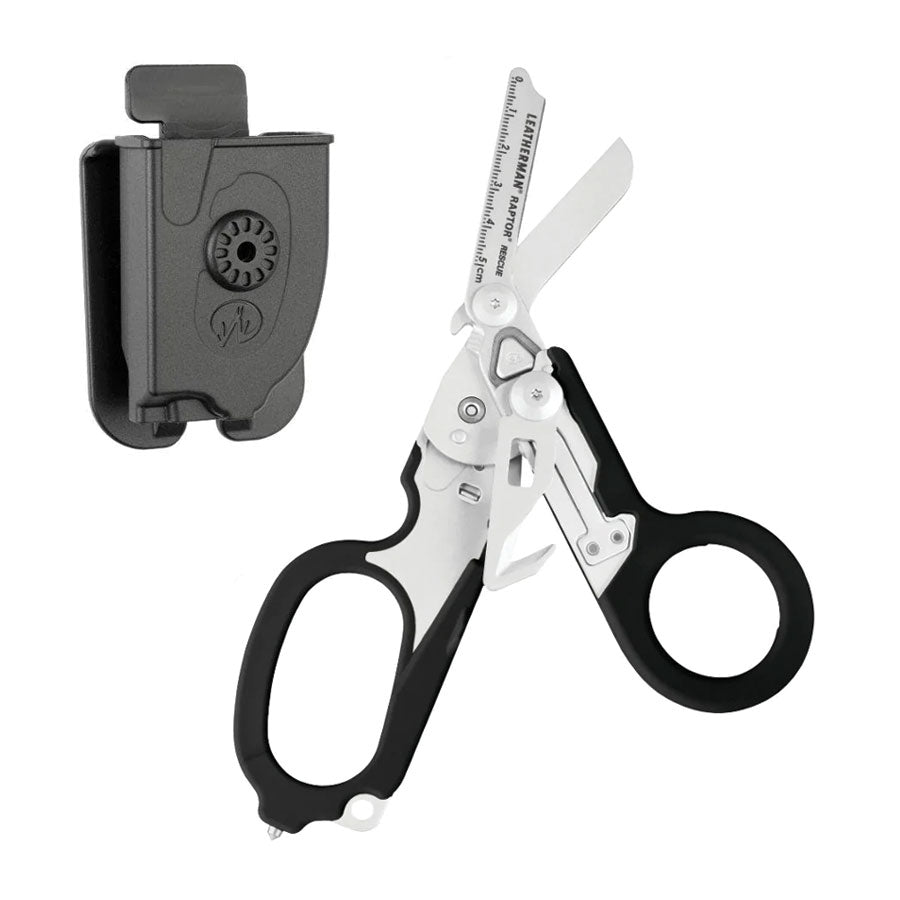 Leatherman Raptor Rescue Multi-Tools Leatherman Black / Stainless Steel Molle Holster Tactical Gear Supplier Tactical Distributors Australia