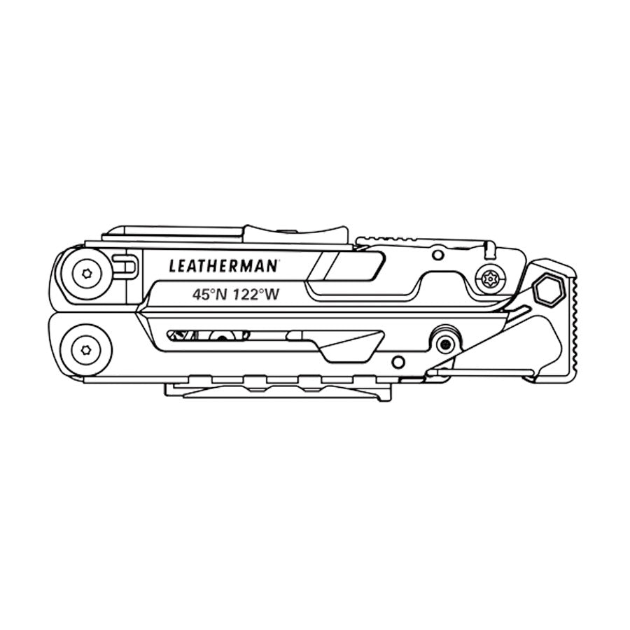 Leatherman Signal Cobalt with Button Sheath Box Multi-Tools Leatherman Tactical Gear Supplier Tactical Distributors Australia