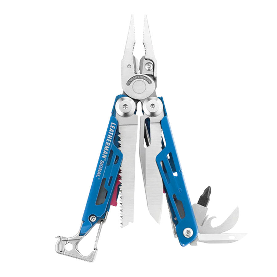 Leatherman Signal Cobalt with Button Sheath Box Multi-Tools Leatherman Tactical Gear Supplier Tactical Distributors Australia