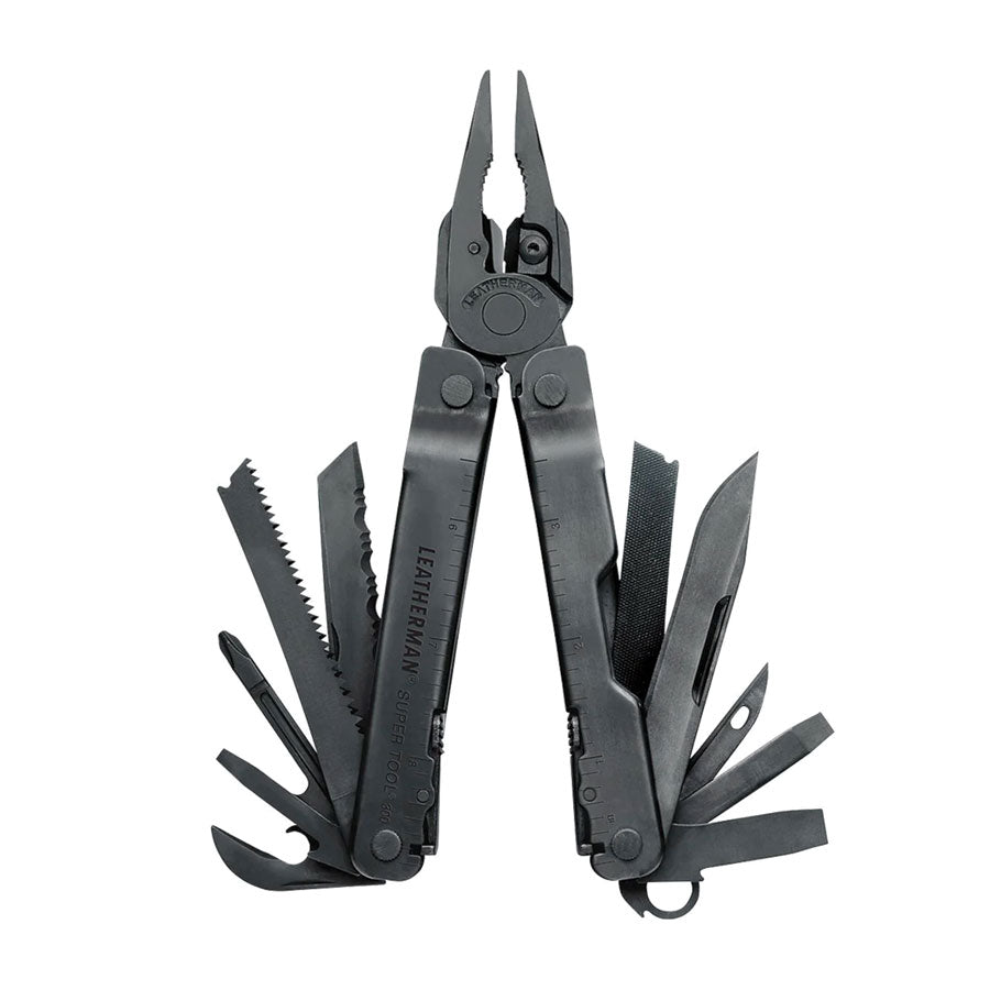 Leatherman Supertool 300 Black with Black MOLLE Sheath Multi-Tools Leatherman Tactical Gear Supplier Tactical Distributors Australia