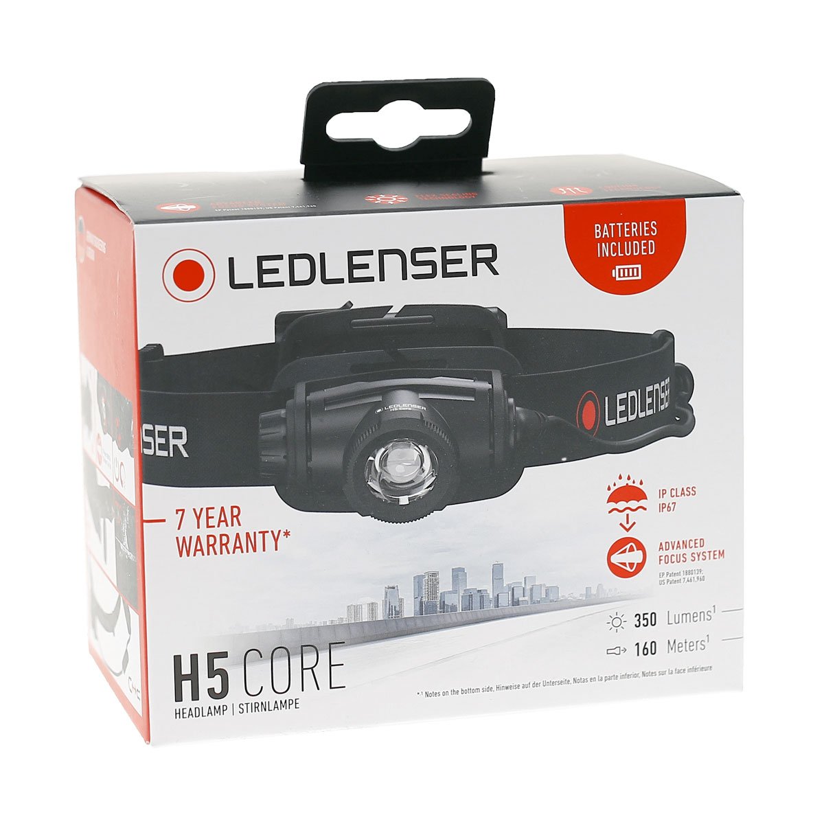 Ledlenser H5 Core Headlamp with Box Flashlights and Lighting Ledlenser Tactical Gear Supplier Tactical Distributors Australia