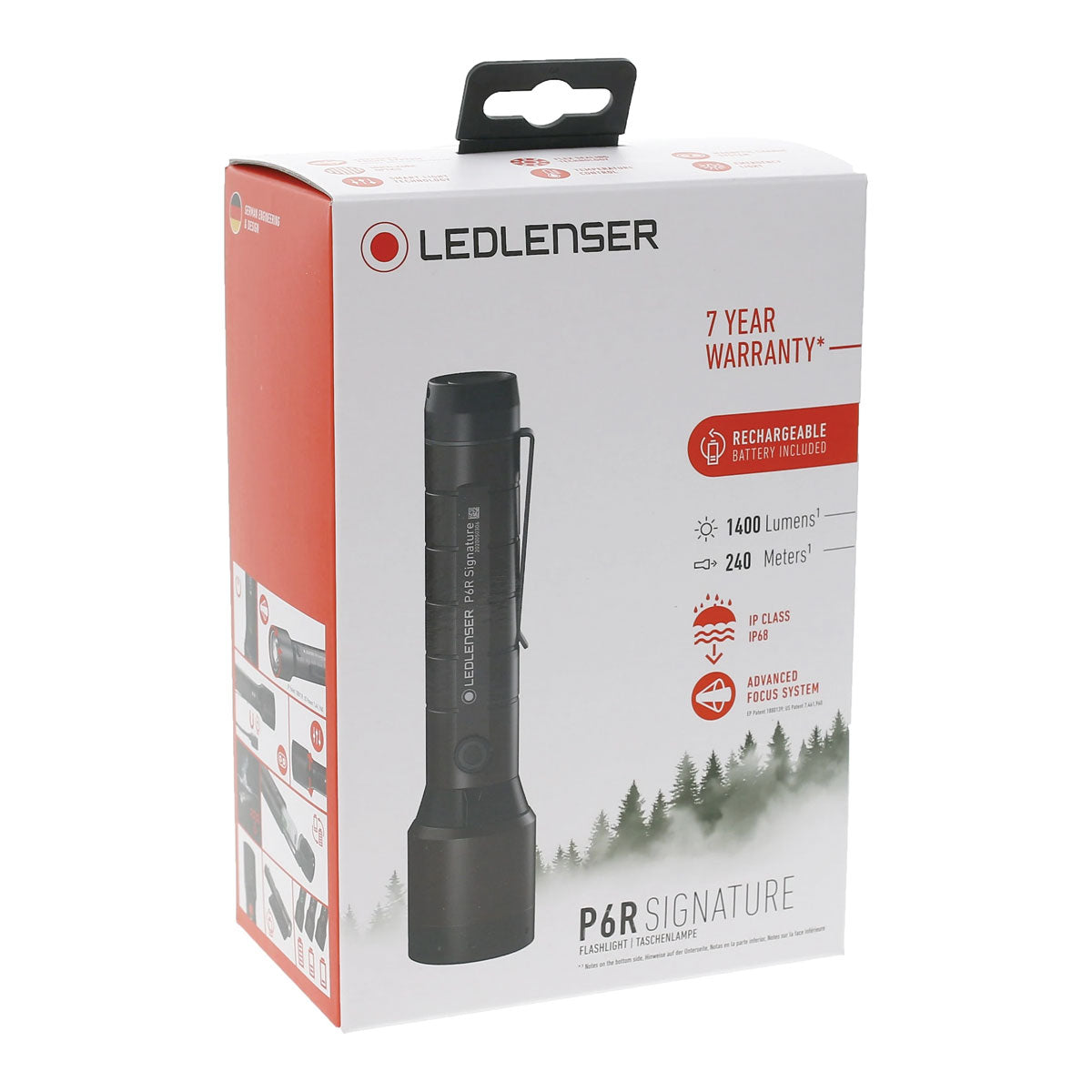 Ledlenser P6R Signature Rechargeable Torch with Box Flashlights and Lighting Ledlenser Tactical Gear Supplier Tactical Distributors Australia