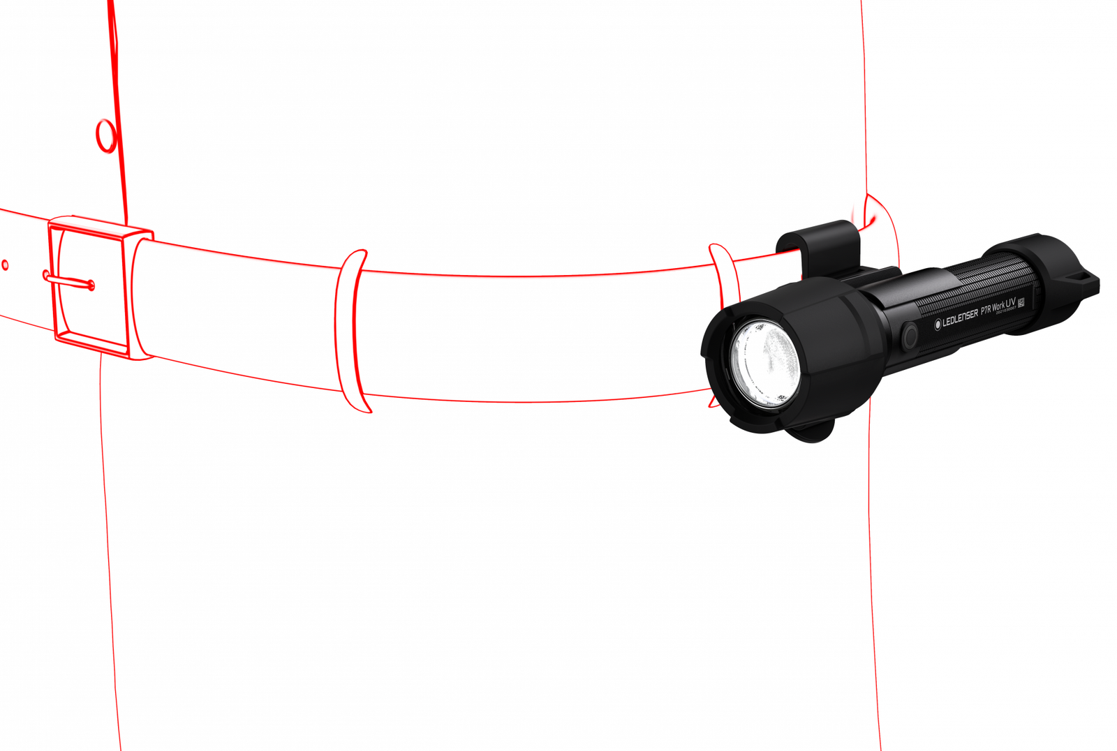 Ledlenser P7R Tactical Police Security Rechargeable Torch Flashlight Tactical Gear