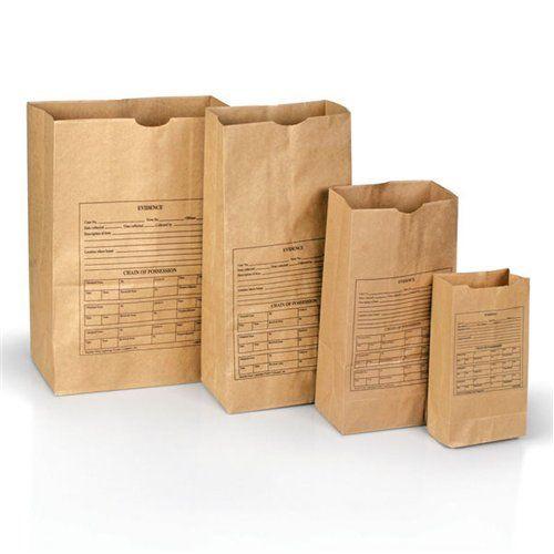 Lightning Powder Printed Paper Evidence Bags Various Sizes 100 Pack Crime Scene Investigation Lightning Powder Tactical Gear Supplier Tactical Distributors Australia