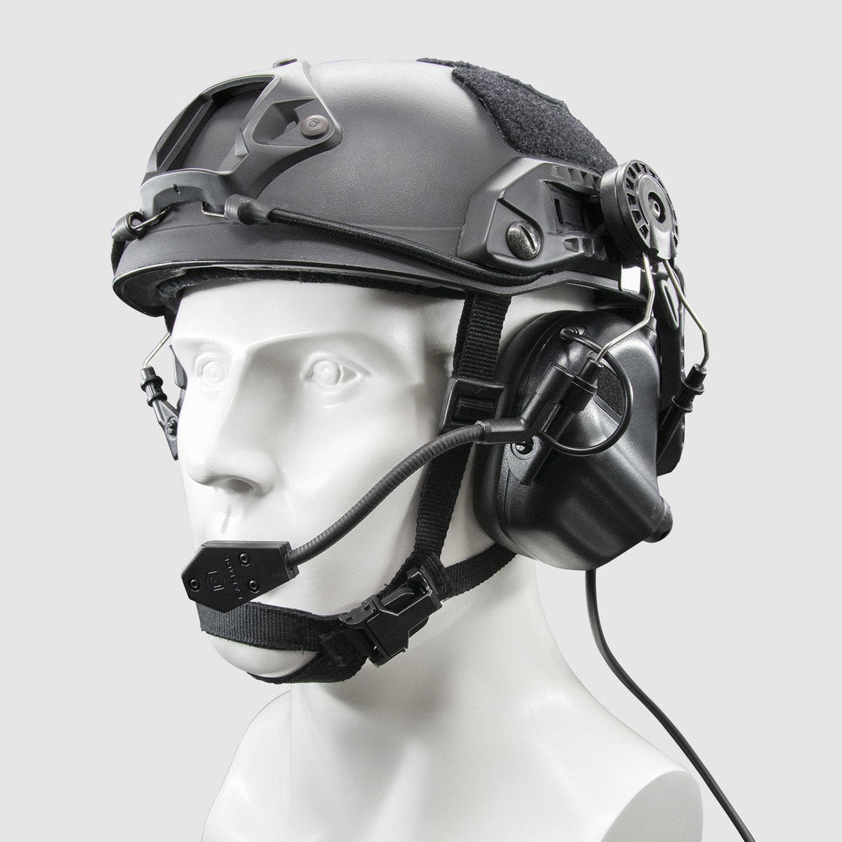 M32H Tactical Communication Hearing Protector for ARC Helmet Rails Protective Gear FLS Tactical Gear Supplier Tactical Distributors Australia