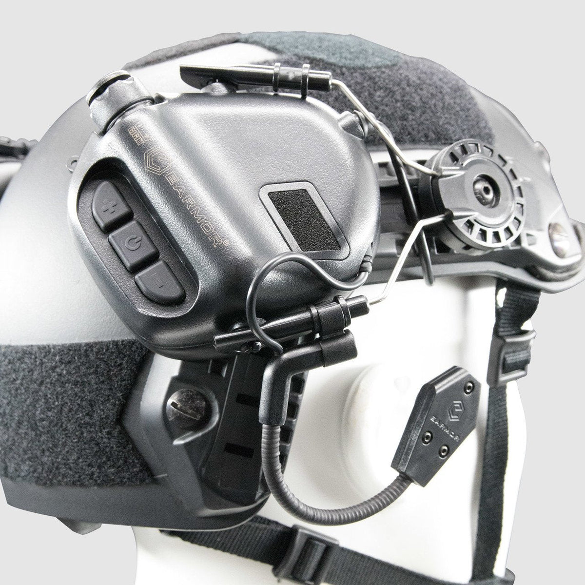 M32H Tactical Communication Hearing Protector for ARC Helmet Rails Protective Gear FLS Tactical Gear Supplier Tactical Distributors Australia