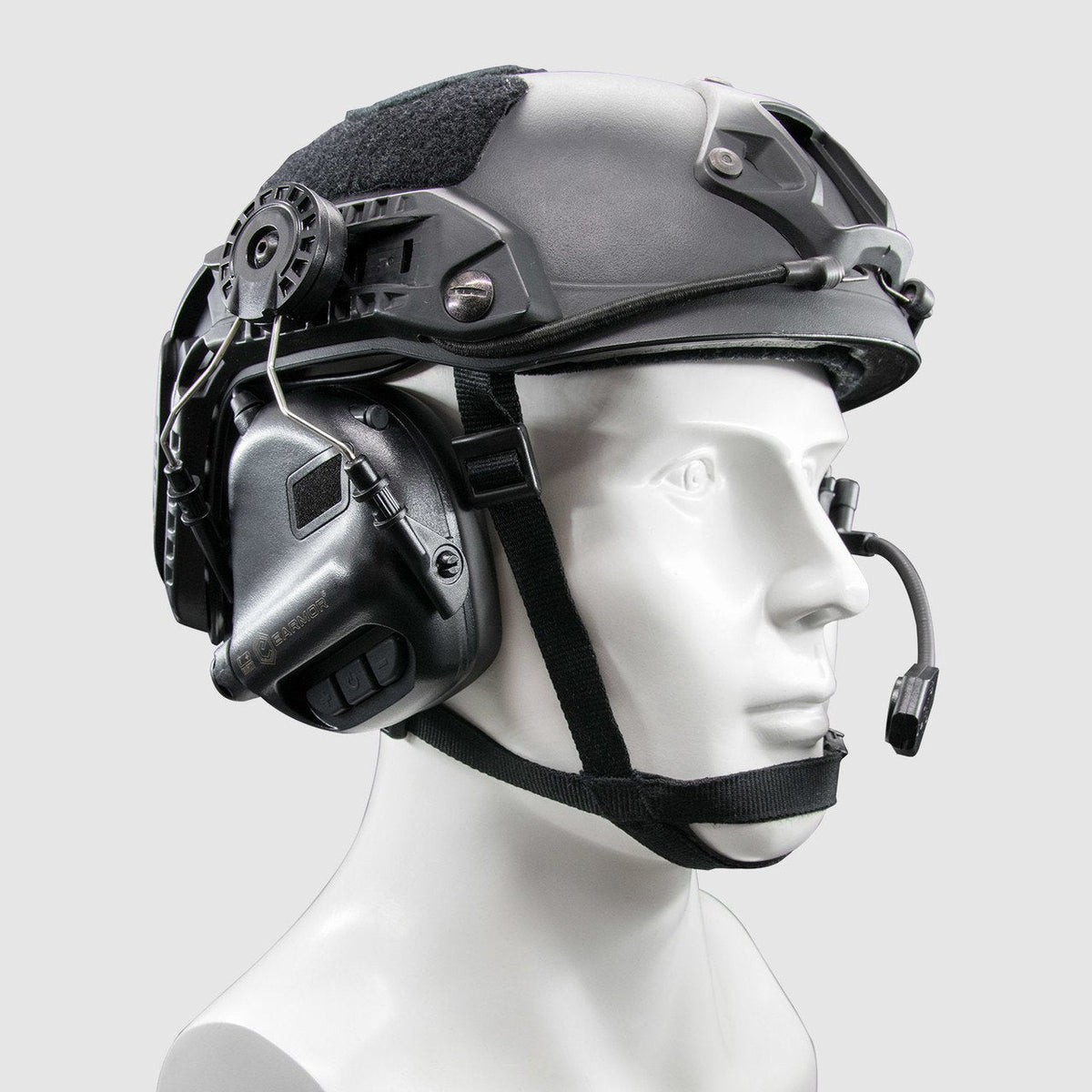 M32H Tactical Communication Hearing Protector for ARC Helmet Rails Protective Gear FLS Tactical Gear Supplier Tactical Distributors Australia