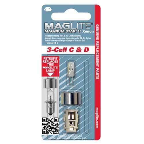 Maglite MagNum Star II Xenon Lamp Replacement Bulb Flashlights and Lighting Maglite 2-Cell C & D Tactical Gear Supplier Tactical Distributors Australia