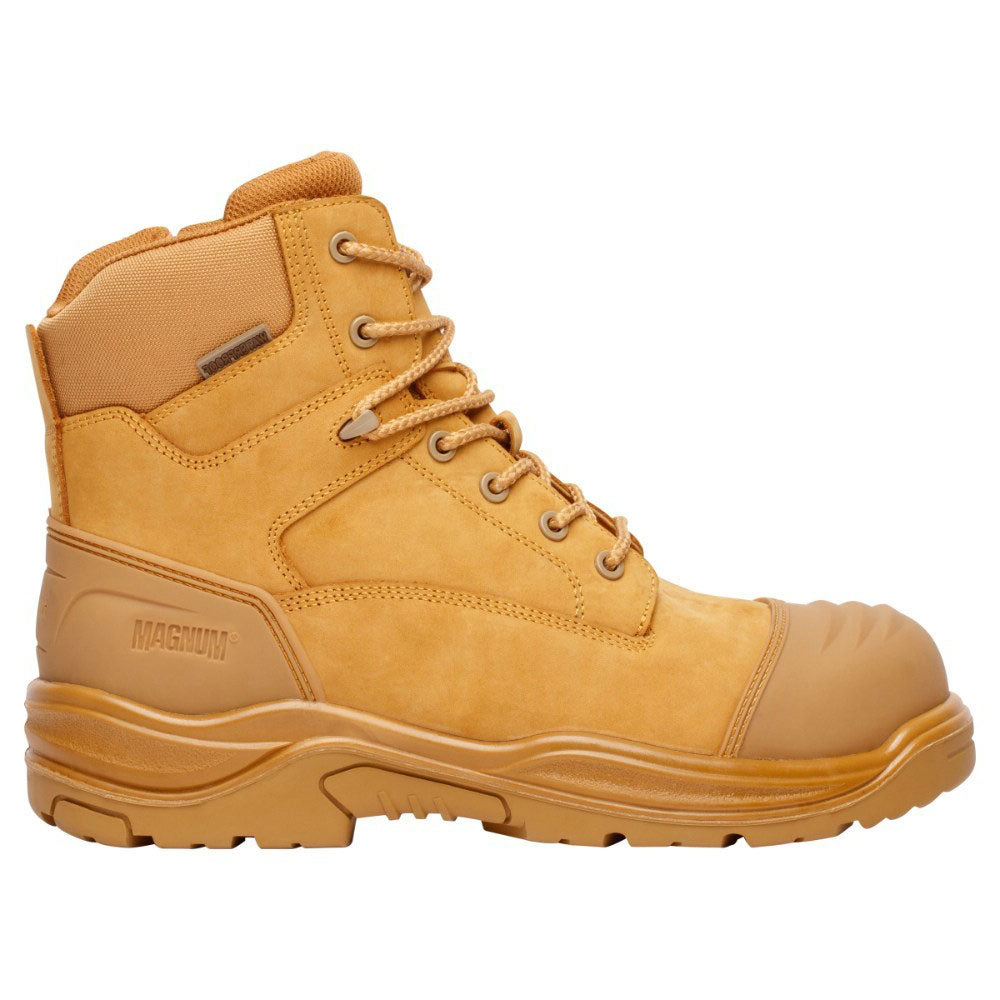 Magnum Storm Master Composite Toe Side Zip Waterproof Boot Wheat Boots Magnum Footwear Tactical Gear Supplier Tactical Distributors Australia