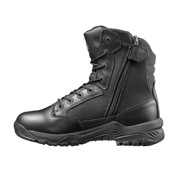 Magnum Strike Force Side-Zip Composite Toe Boots Black