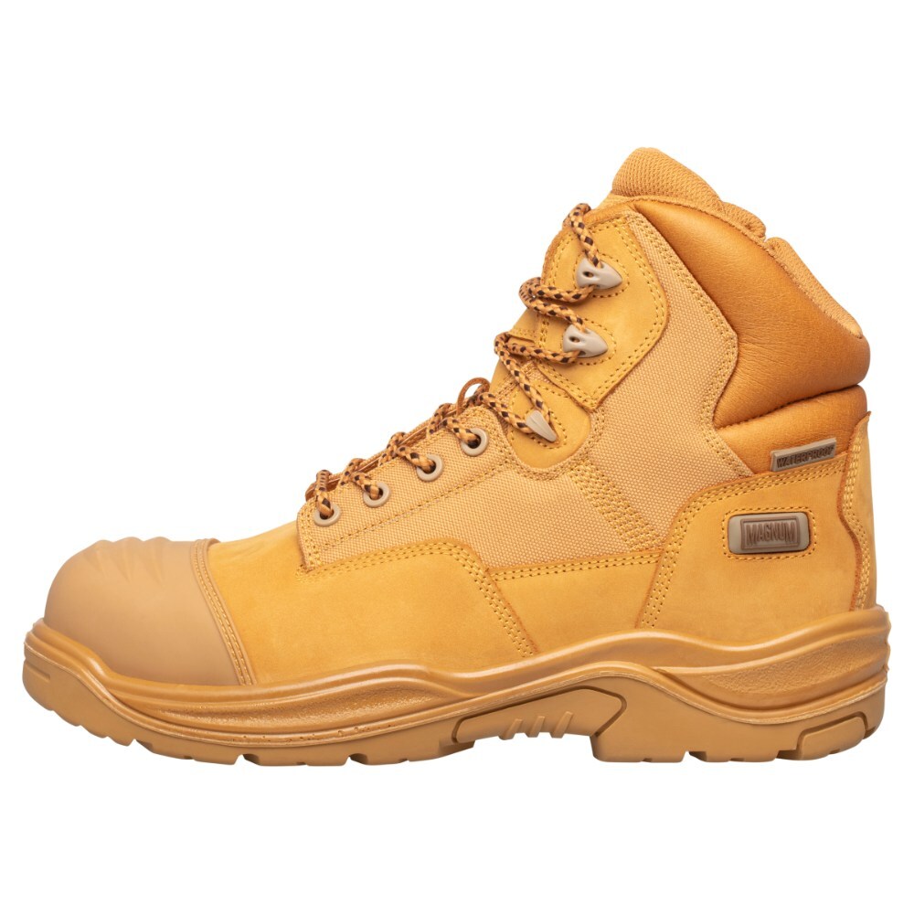 Magnum Trademaster Lite Composite Toe Side Zip Waterproof Boot Wheat Boots Magnum Footwear Tactical Gear Supplier Tactical Distributors Australia