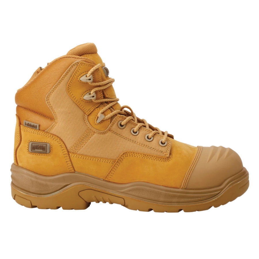 Magnum Trademaster Lite Composite Toe Side Zip Waterproof Boot Wheat Boots Magnum Footwear Tactical Gear Supplier Tactical Distributors Australia