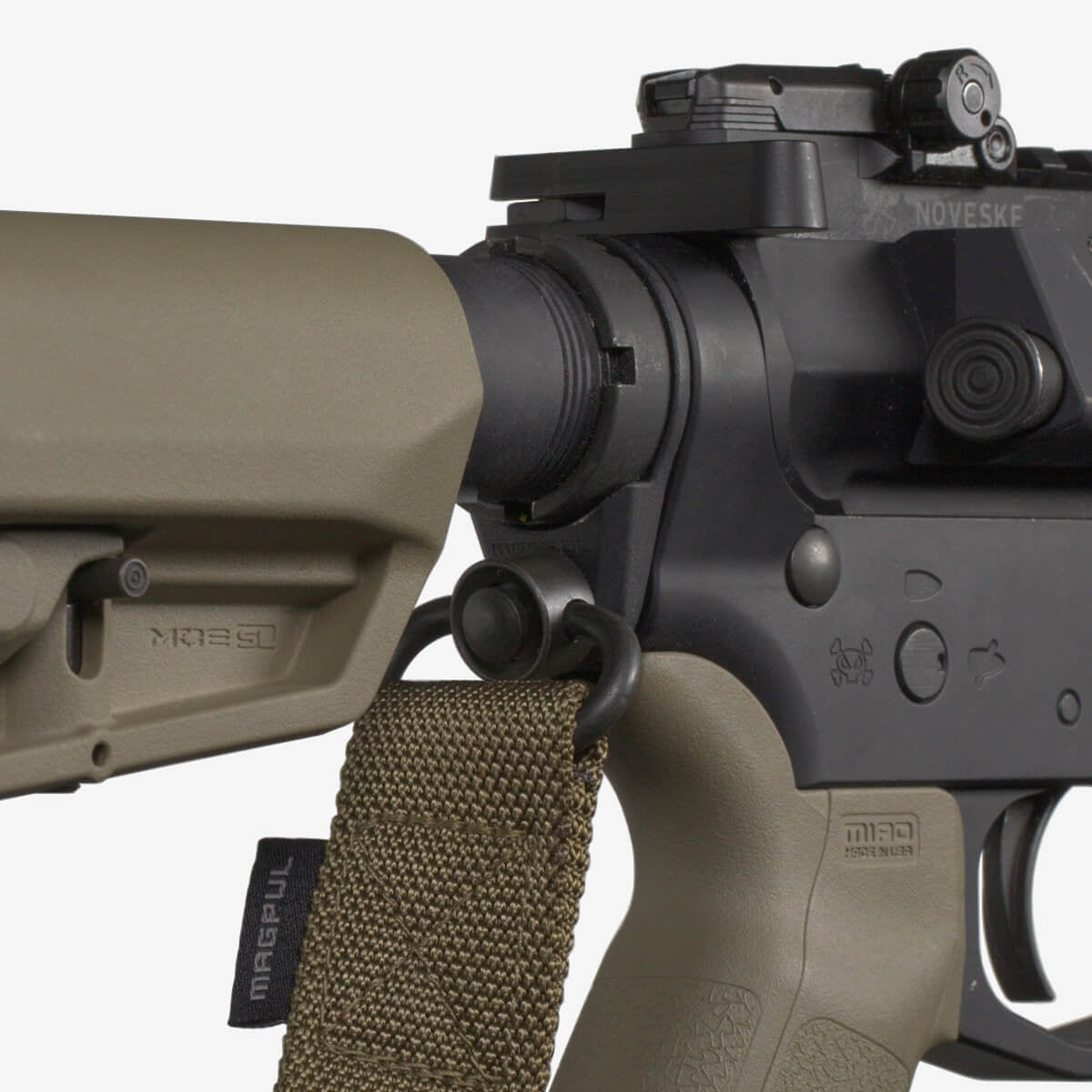 MagPul Quick Detach Ambidextrous Sling Attachment Point BK ASAP QD Weapon Accessories MAGPUL Tactical Gear Supplier Tactical Distributors Australia